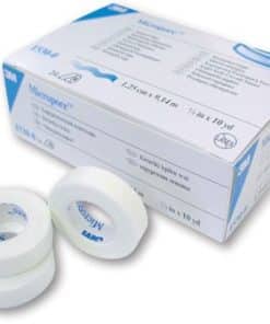 Microporeteippi ihonvärinen/valkoinen