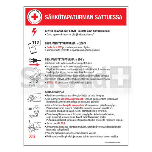 Sähkötapaturman ensiapu