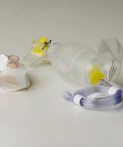 BAG lasten kertakäyttöinen elvytyspalje 3-maskilla, 12 kpl