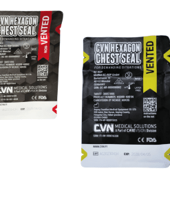 CVN8 Hexagon Chest seal 2-pack, venttiilillä tai ilman