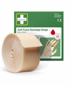 Cederroth Soft laastari 6 cm x 4,5 m eri värejä