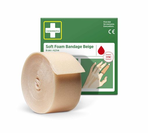 Cederroth Soft laastari 6 cm x 4,5 m eri värejä