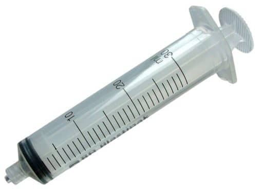 BD Plastipak kumimäntäruisku, 30ml, luer-lock