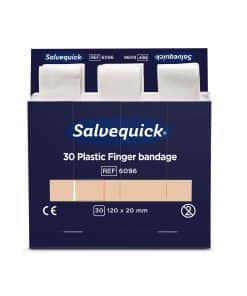 Pitkä Salvequick muovilaastari 6 x 30 kpl