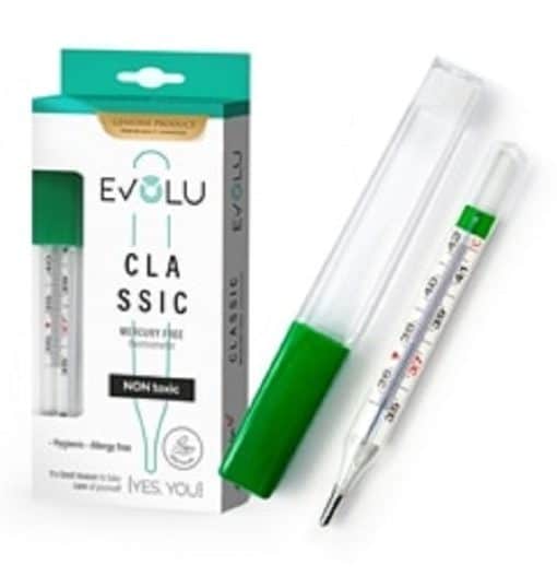 Evolu Classic perinteinen kuumemittari, elohopeaton