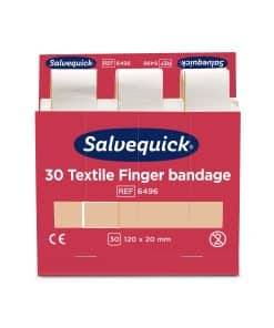 Pitkä Salvequick kangaslaastari 6 x 30 kpl