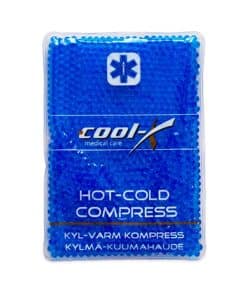Cool-X -kuuma/kylmäpakkaus mukautuvilla helmillä, monikäyttöinen