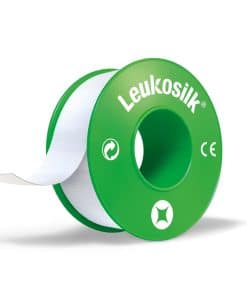 Leukosilk asetaattisilkkiteippi 2,5 cm x 5 m, 1 kpl